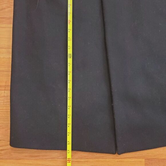 Michael Kors Mens 42L Overcoat Black Wool Blend Single Breasted Lined Old Money - Picture 10 of 14